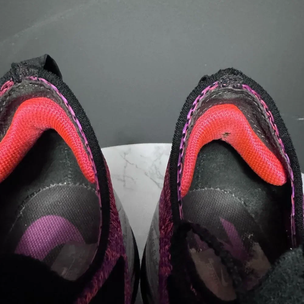 Nike Women's Pink Multi Flyknit Running Shoes - Picture 10 of 11